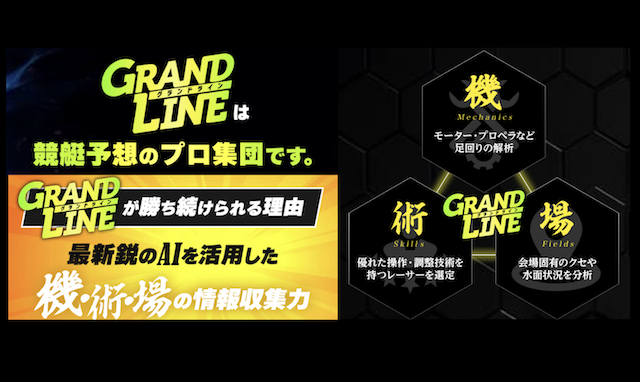 競艇グランドラインの特徴の画像