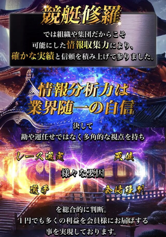 競艇修羅の特徴・強みの画像