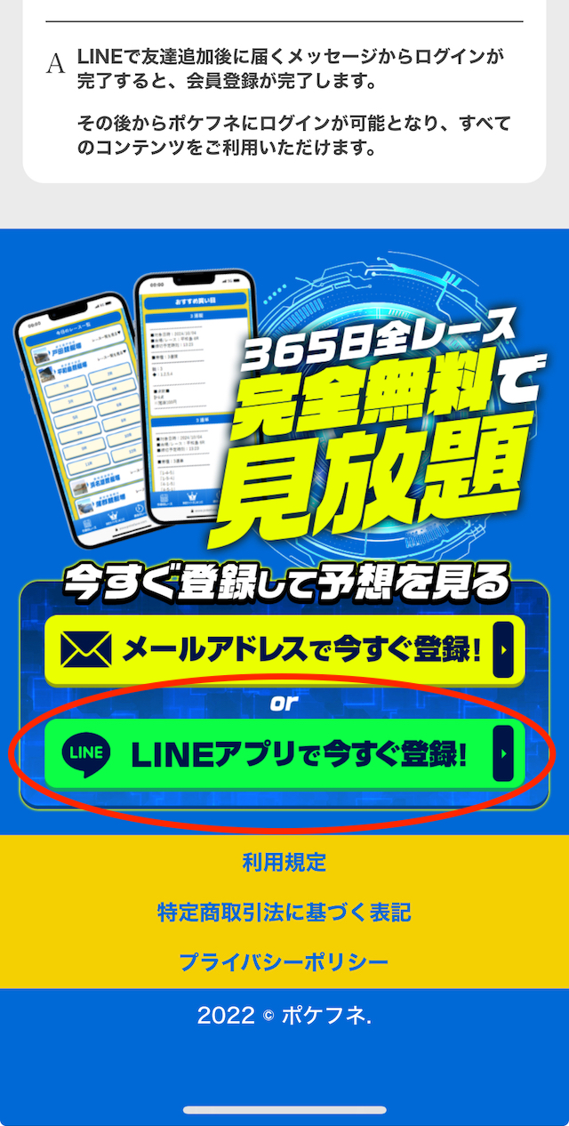 ポケフネの広告の中身の画像-最下部