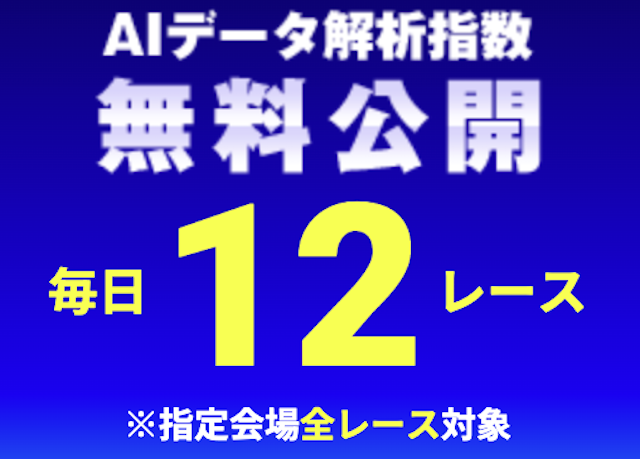 複数レースを公開していると明記している実際の画像、毎日12レース公開